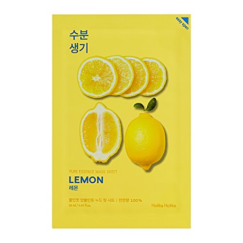 holika holika – Pure Essence Mask Sheet Lemon Limón Gesichtsmaske Korean cosmético