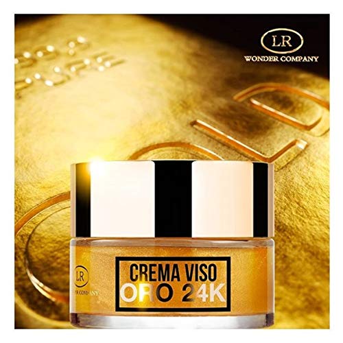 Hollywood Gold, crema facial con oro de 24 quilates, iluminante, hidratante y nutritiva (50 ml) - LR Wonder Company