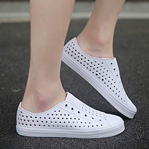 Hombres Hueco Sandalias Anti desliz ándose de pies Planos Zapatos de Playa Verano Calzado de Agua al Aire Libre para Relajante Fitness de la Cocina