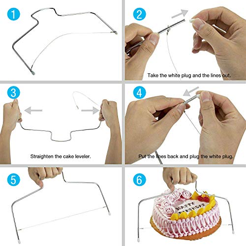 HOMEASY Juego de Decoración de Pasteles 71 Piezas con Plato Gratorio para Tartas, Repostería y Pastelería Utensilios con Boquillas de Acero Inoxidable, Bolsa de Silicona y Bolsa de Tubería Desechable