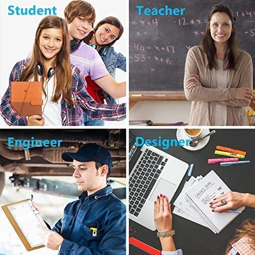 HOMESTEC Cuaderno Inteligente Reutilizable | Tamaño A5 | Hojas borrables y adaptadas para escaneo a PDF mediante APP | Incluye Boli y Marcadores Adhesivos (Cuero artificial) (Marrón)