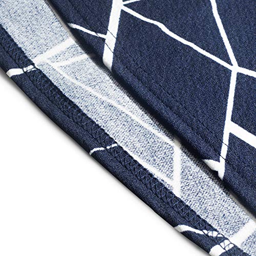 HOMEYEE Vestido de cóctel sin Mangas Bordado de la Vendimia de Las Mujeres UKA079 (EU 38 = Size M, Stripe)