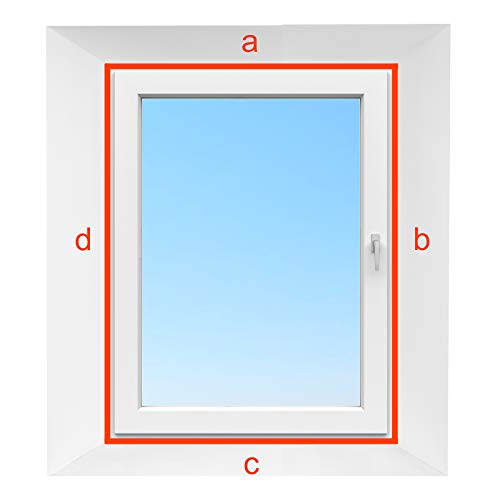 HOOMEE Tela Aislante para Ventanas y Puertas para Aparatos De Aire Acondicionado Portátiles y Secadoras. Fácil Instalación Evita La Entrada de Mosquitos. Perímetro Máximo de 500cm
