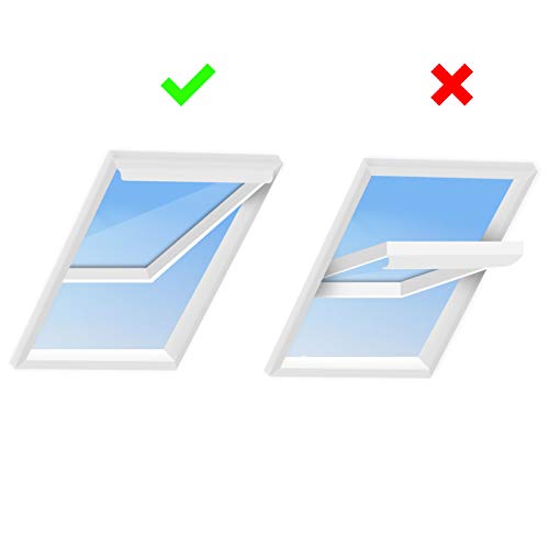 HOOMEE Tela Aislante para Ventanas y Puertas para Aparatos De Aire Acondicionado Portátiles y Secadoras. Fácil Instalación Evita La Entrada de Mosquitos. Perímetro Máximo de 500cm