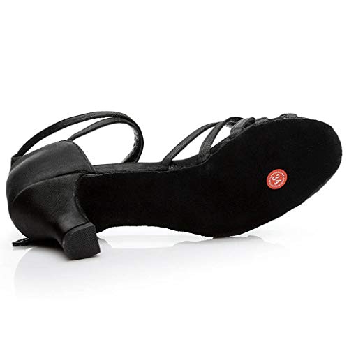 HoSayLike Color De Moda para Mujer Rumba Waltz Prom Ballroom Salsa Latina Zapatos De Baile Sandalias Tacones Altos Sexy