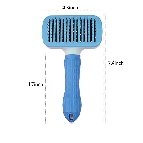 HRSS Perro Cepillo de Pelo, Cepillo de Pelo del Gato, Animal doméstico Cepillo de Limpieza, Adecuado for largas/Medio/Corto/Grosor/Espesor/Rizado Pelo del Animal doméstico, es Posible Eliminar el