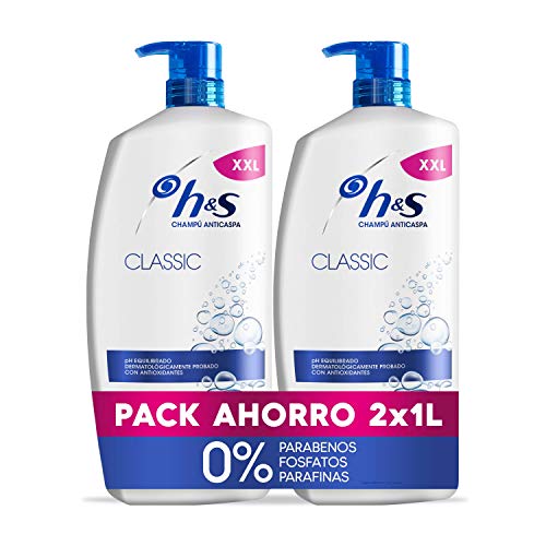 H&S Classic Anticaspa Champú 2 x 1000 ml