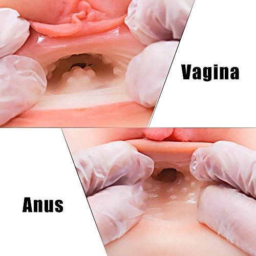 HUANGB Sêx Dôlls4 Mên Rêal Sǐzê Sǐlǐcônê Torso Love Toys For Men Male Real Skin Relax Adult Toys 100% Safe Silicone,Flesh