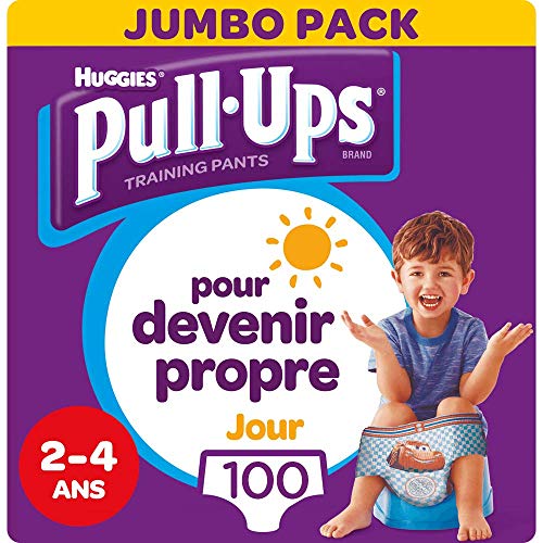Huggies Pull-Ups Pañales de Aprendizaje , 4 paquetes de 25 Unidades