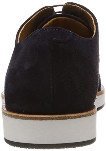 Hugo Boss Oracle_Derb_sdct, Zapatos de Cordones Derby para Hombre, Azul (Dark Azul 401), 44 EU