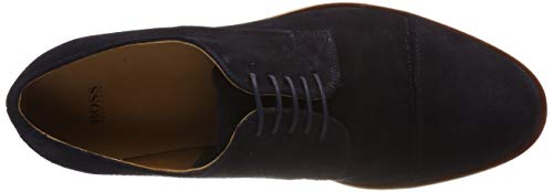 Hugo Boss Oracle_Derb_sdct, Zapatos de Cordones Derby para Hombre, Azul (Dark Azul 401), 44 EU