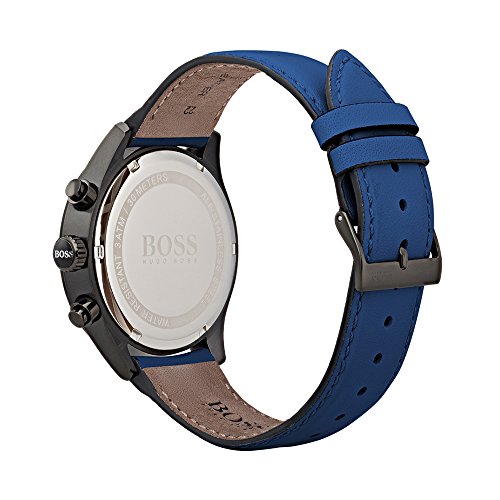 Hugo BOSS Reloj Cronógrafo para Hombre de Cuarzo con Correa en Cuero 1513563