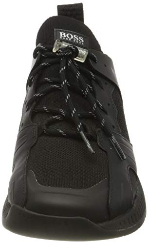 Hugo Boss Titanium_Runn_TR, Zapatillas para Hombre, Negro1, 46 EU