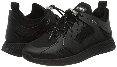 Hugo Boss Titanium_Runn_TR, Zapatillas para Hombre, Negro1, 46 EU