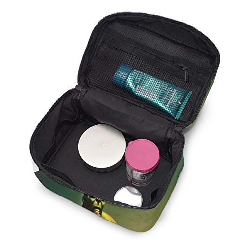 Hulk - Bolsa de maquillaje portátil de viaje, bolsa grande de malla, organizador de brochas y pinceles para mujeres y niñas