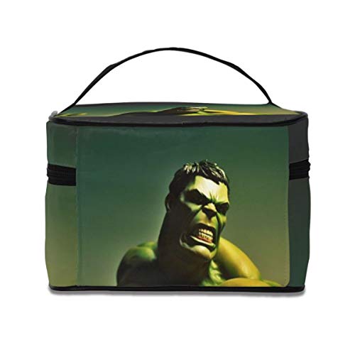 Hulk - Bolsa de maquillaje portátil de viaje, bolsa grande de malla, organizador de brochas y pinceles para mujeres y niñas