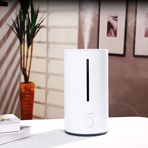 Humidificador, Difusor de Aroma Movaty 4L Humidificador de Sala de Aromaterapia Ultrasónico, Material Antibacteriano con Larga Vida útil, Perfecto para Dormitorio, Oficina y Guardería