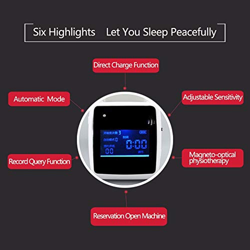 HUWAI-F Antironquidos para Dormir, Sleep Connection Wriatband, Carga USB - LCD de Snore Stopper Magnético, Dispositivos Antirronquidos con Sensor de Biorretroalimentación