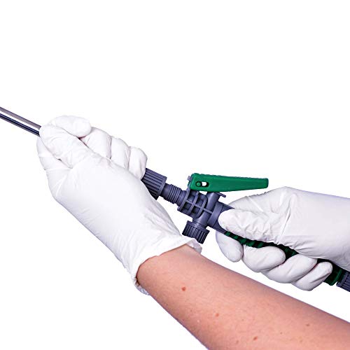 Hygonorm 26110 Guantes de un solo uso tamaño L, juego de 200 unidades, de nitrilo