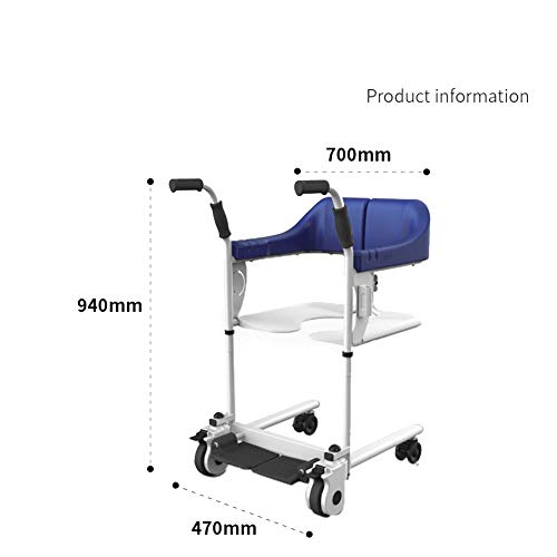 HYISHION Modelo Alcázar, Silla de Ruedas Plegable, ortopédica, para minusválidos, de Aluminio, Manual, Freno en manetas, reposapiés y reposabrazos extraíbles, Color Negro, Asiento, Ultraligera