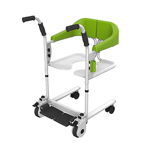 HYISHION Modelo Alcázar, Silla de Ruedas Plegable, ortopédica, para minusválidos, de Aluminio, Manual, Freno en manetas, reposapiés y reposabrazos extraíbles, Color Negro, Asiento, Ultraligera