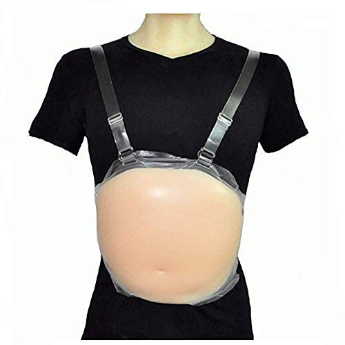 hyrz Falso Embarazada Vientre de Silicona for la película Traje de los apoyos de Cosplay 5-6 Meses Mujeres Falso Serie de TV Puntales Spoof 0911