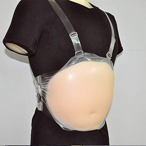 hyrz Falso Embarazada Vientre de Silicona for la película Traje de los apoyos de Cosplay 5-6 Meses Mujeres Falso Serie de TV Puntales Spoof 0911