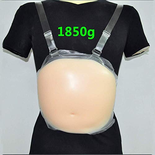 hyrz Falso Embarazada Vientre de Silicona for la película Traje de los apoyos de Cosplay 5-6 Meses Mujeres Falso Serie de TV Puntales Spoof 0911