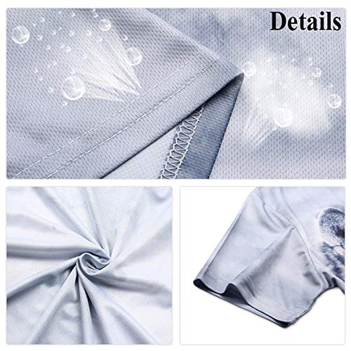 HYTR 3D Camisetas Skull Beauty Rock Cool 3D Camisetas Hombre Motocicleta Punk 3D Impreso Camiseta Hombre Ropa Camiseta Verano Top Hombre Hipster Pop Camisa XXL