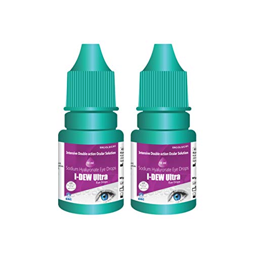 I-Dew Ultra Allergy Eye Drops for Dry Eyes, Eye Drops for Allergies, Eye Drops for Hay fever, Eye Drops for Dry Eyes Contact Lens Users DUO PACK