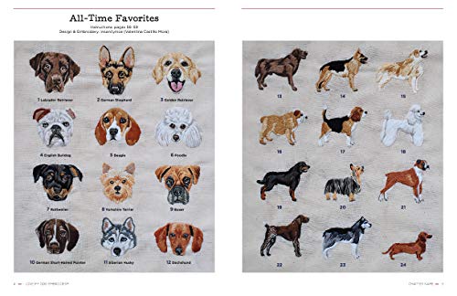 I Love My Dog Embroidery: 380 Stitch Motifs for Dog Moms and Dads