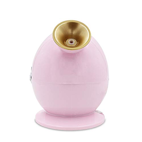IAMXXYO Nano Facial Humidificador Vapor Facial Caliente Rociador De La Niebla Profesional Sauna Poros Limpieza, Cuidado De La Piel De La Espinilla Y Acné Y Sinusitis Tratamiento De SPA, Rosado