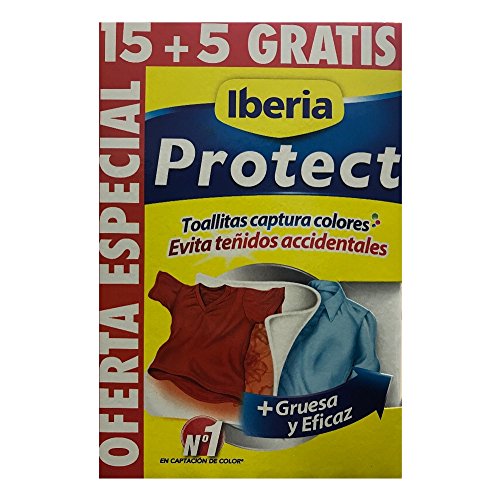Iberia Protect - Toallitas captura colores, 1 paquete con 20 unidades