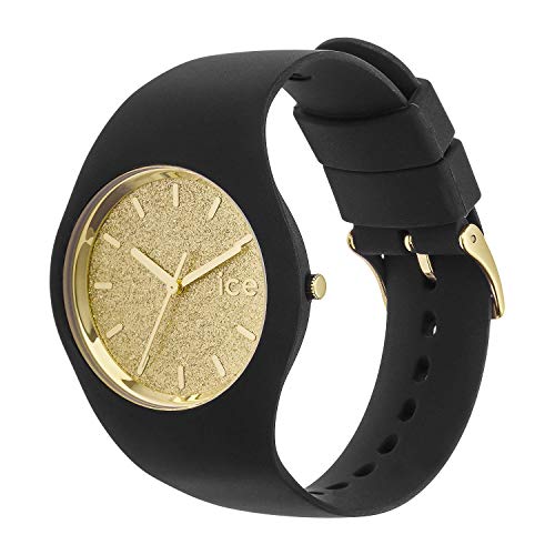 Ice-Watch - ICE glitter Black Gold - Reloj nero para Mujer con Correa de silicona - 001348 (Small)
