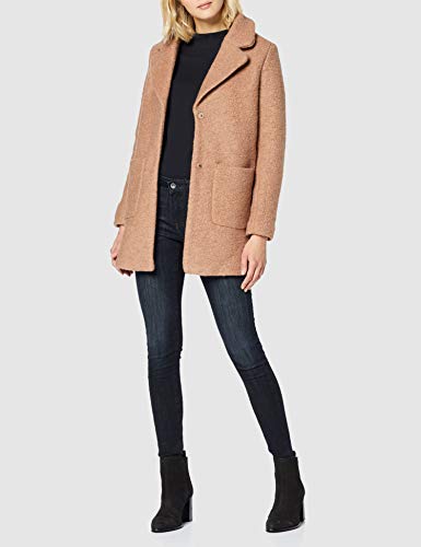 ICHI Ihstipa Ja Abrigo, Beige (Camel 12281.0), 38 (Talla del Fabricante: 36.0) para Mujer