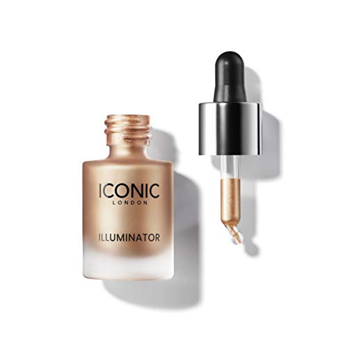 ICONIC London Iluminador Líquido - Gotas con Shimmer de Alta Pigmentación, Original, 13.5ml