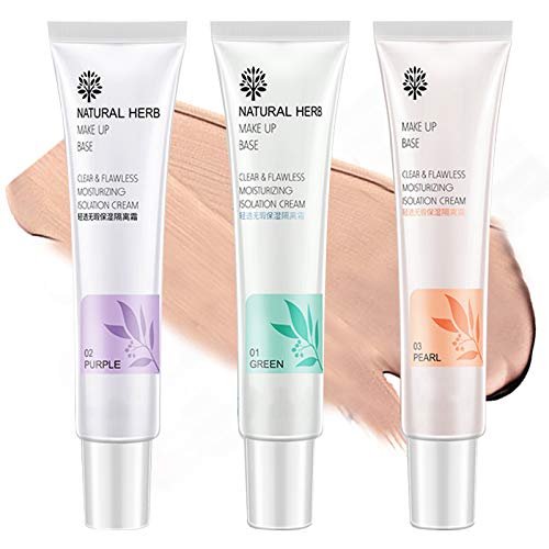 ICYCHEER - Protector de lactancia para base de maquillaje con base hidratante e impermeable, color crema