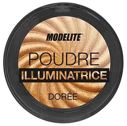 Iluminador En Polvo, De Color Dorado