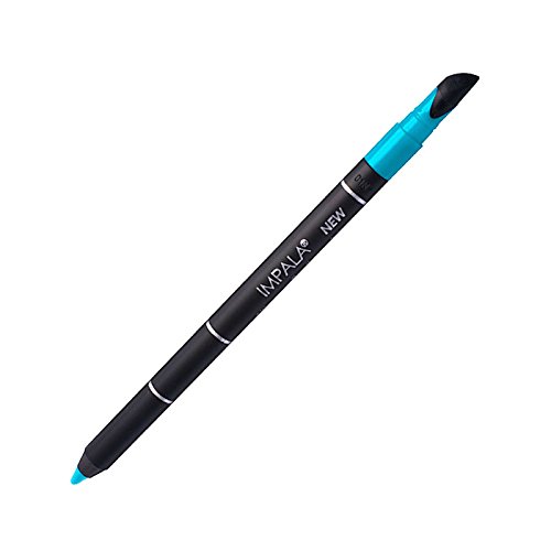Impala Lápiz de Ojos con Silicona Color Mate Azul Claro 14 Waterproof Larga Duración