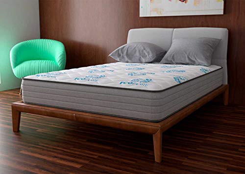 Imperial Relax | Colchón Visco Ecológico Ecopure 25Cm | Tecnología Autohigienica | Alta Densidad | Reversible (Invierno/Verano) | Alta Transpiración | Todas Las Medidas (135x190)