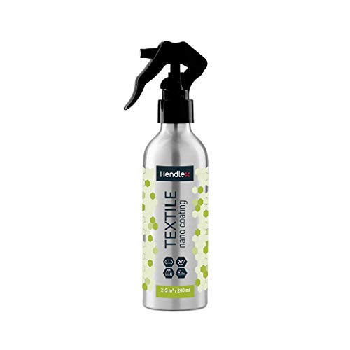 Impermeabilizante Textil Spray Hendlex Tela Hidrofobico Recubrimiento 200ml | Nanotecnologia Impermeable Spray Para Calzado Zapatos Ropa Liquido Repelente de Agua Liquidos Manchas Protector