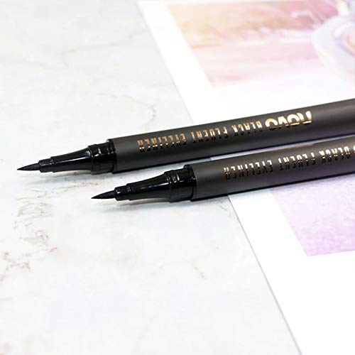 Impermeable duradero Negro lápices de Delineador de ojos delineador de ojos líquido maquillaje