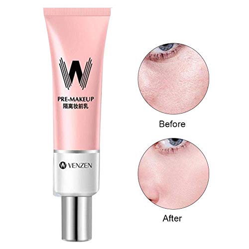 Imprimación de maquillaje facial, cubierta perfecta de poros grandes, piel impecable y brillante, imprimación de maquillaje de base de corrector hidratante Pore Primer