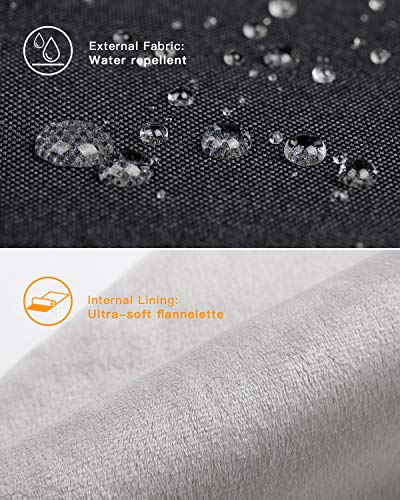 Inateck Bolso Bandolera para Ordenador Portátil de 14 Pulgadas, Laptop Sleeve Resistente a los Derrames para Portátil,Notebook, Ultrabook de 14 Pulgadas,15 Pulgadas MacBook Pro Retina 2016-2018,Negro