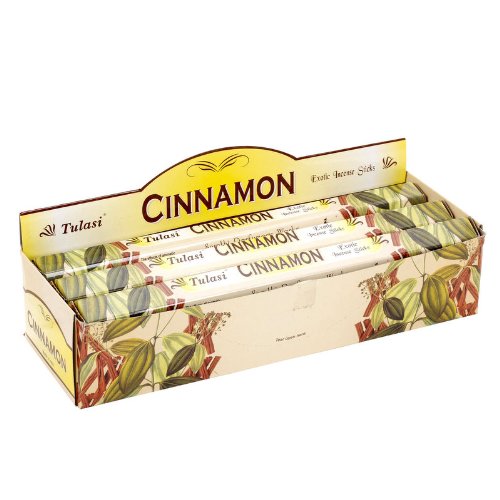 Incienso Tulasi Cinnamon, 6 x 20