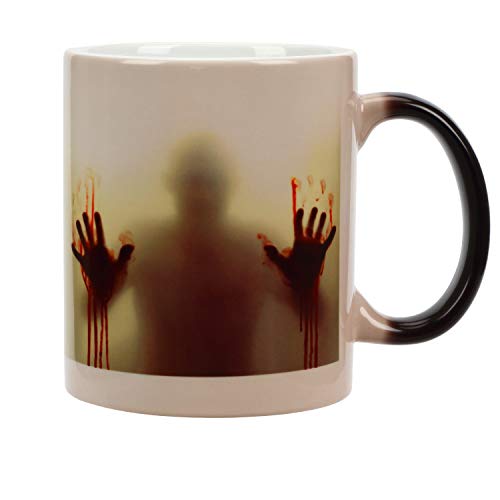 Incutex taza calor taza mágica que cambia de color – zombie