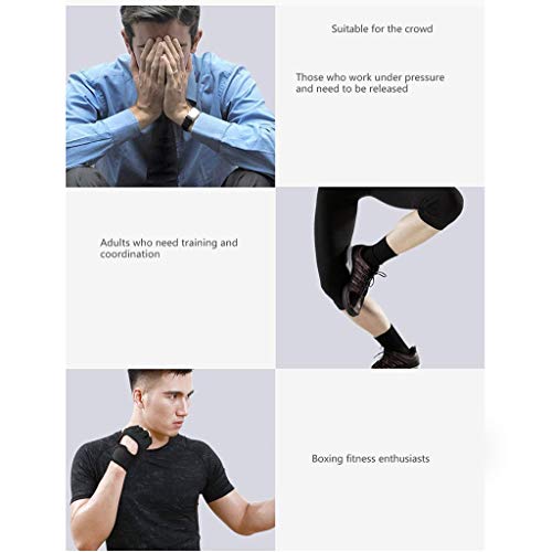 Independiente Reflex bolsa de boxeo saco de arena Speed ​​Ball, Equipo de boxeo saco de boxeo con soporte for adultos, con altura ajustable de perforación velocidad Bolsa de entrenamiento, práctica, l