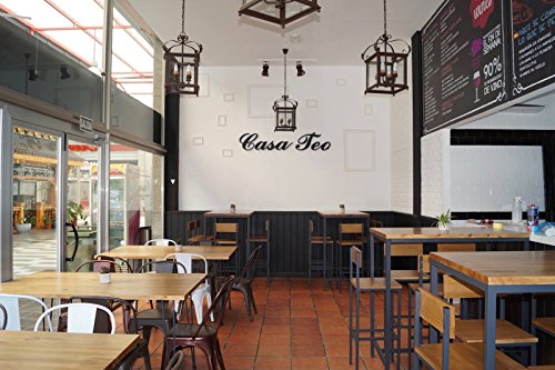 Indhouse - Taburete para hostelería de Estilo Industrial Vintage Canan