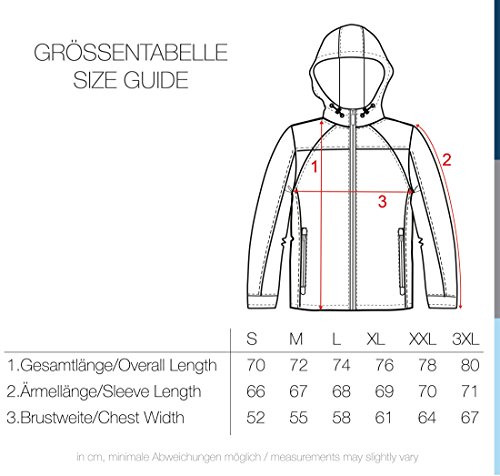 INDICODE Jonas - chaqueta softshell para hombre, tamaño:L, color:Cumnin (014)