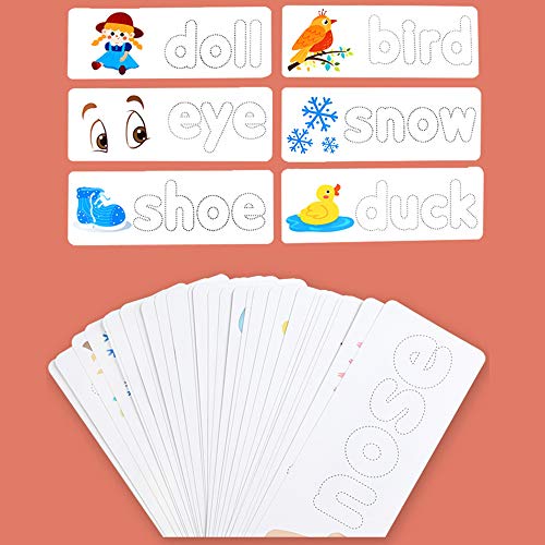 INFILM - Juego de rompecabezas para niños, diseño de letras del alfabeto, montessori, juguetes educativos preescolares
